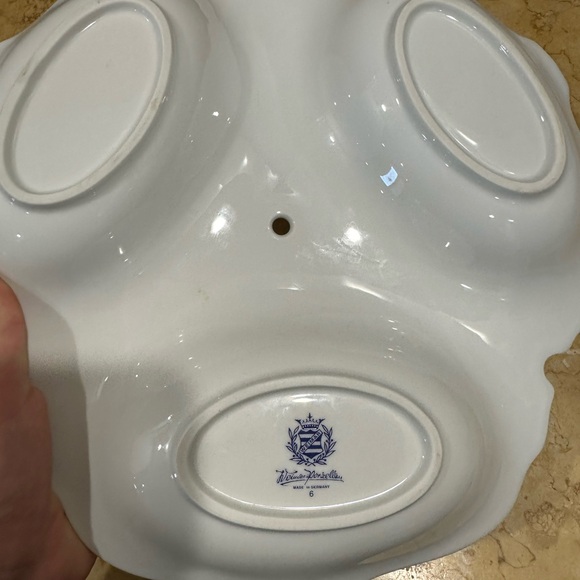 Weimar 3 section porcelain tray made in Germany - Picture 3 of 7